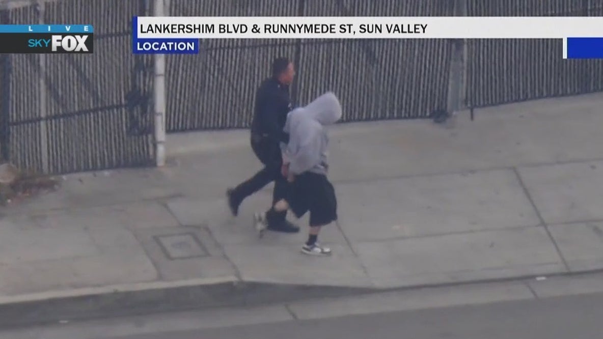Pursuit suspects in custody after fleeing vehicle